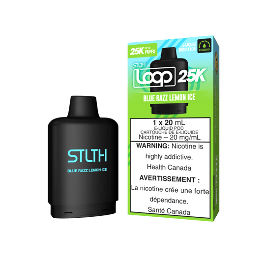 STLTH LOOP 25K POD PACK - BLUE RAZZ LEMON ICE