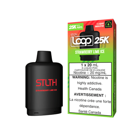 STLTH LOOP 25K POD PACK - STRAWBERRY LIME ICE | Buy Online | Best Vaping Experience | Long-Lasting Flavor & Performance