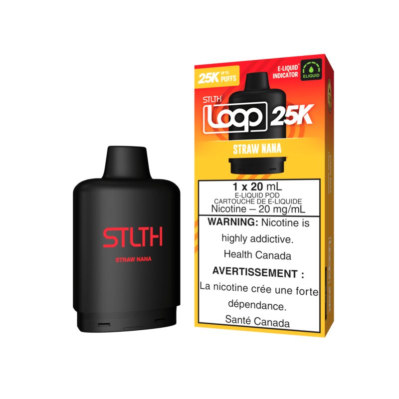 STLTH LOOP 25K POD PACK - STRAW NANA