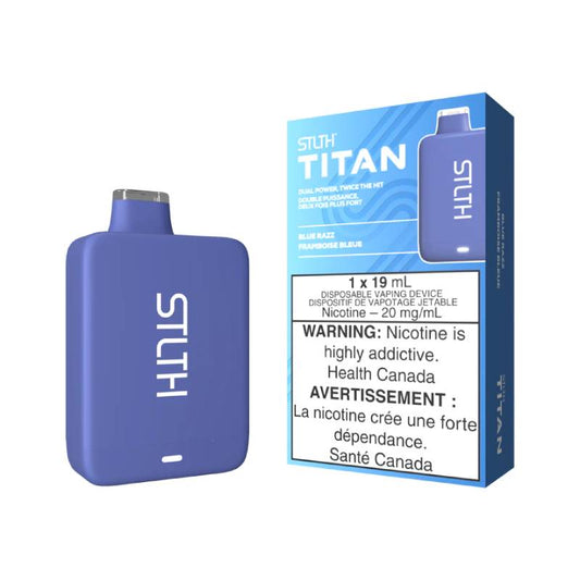 STLTH TITAN DISPOSABLE VAPE - BLUE RAZZ, 10000 PUFFS