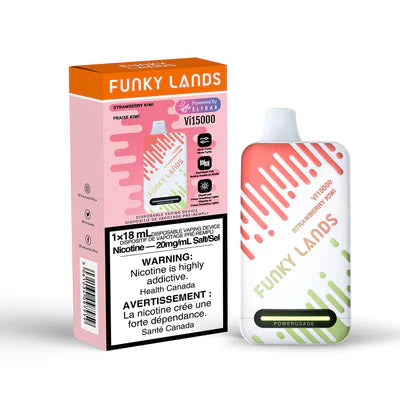 FUNKY LANDS VI15000 DISPOSABLE VAPE - STRAWBERRY KIWI, 18ML | Buy Online | Best Vaping Experience | Long-Lasting Flavor & Performance