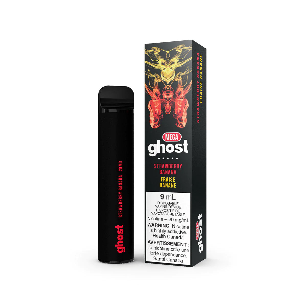 GHOST MEGA DISPOSABLE - STRAWBERRY BANANA