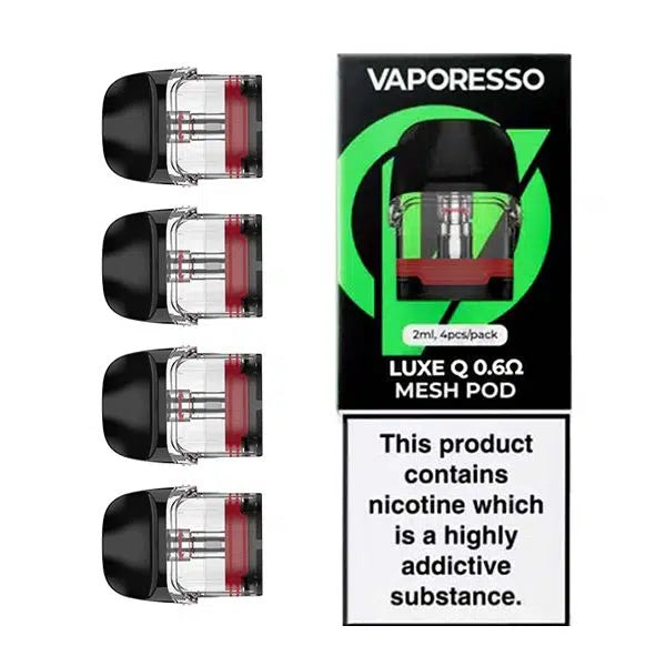 VAPORESSO LUXE QS REPLACEMENT POD (4 PACK) [CRC]