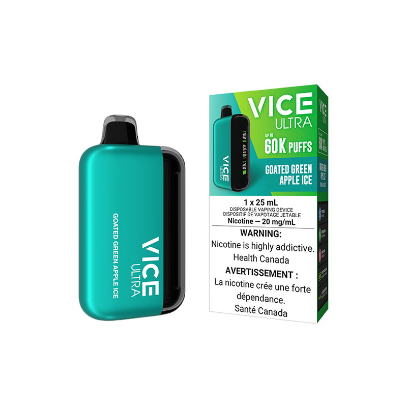 VICE ULTRA 60K DISPOSABLE - GOATED GREEN APPLE ICE