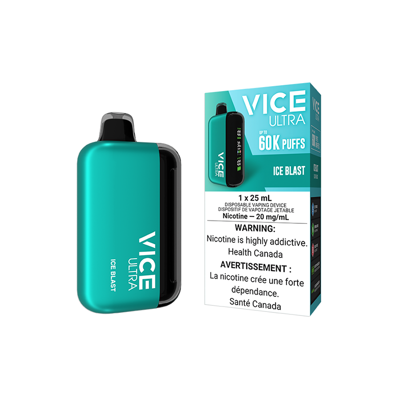 VICE ULTRA 60K DISPOSABLE - ICE BLAST | Buy Online | Best Vaping Experience | Long-Lasting Flavor & Performance