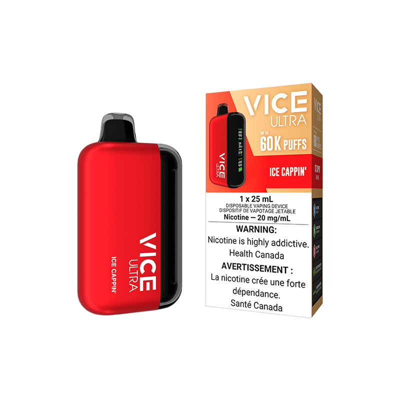 VICE ULTRA 60K DISPOSABLE - ICE CAPPIN' | Buy Online | Best Vaping Experience | Long-Lasting Flavor & Performance