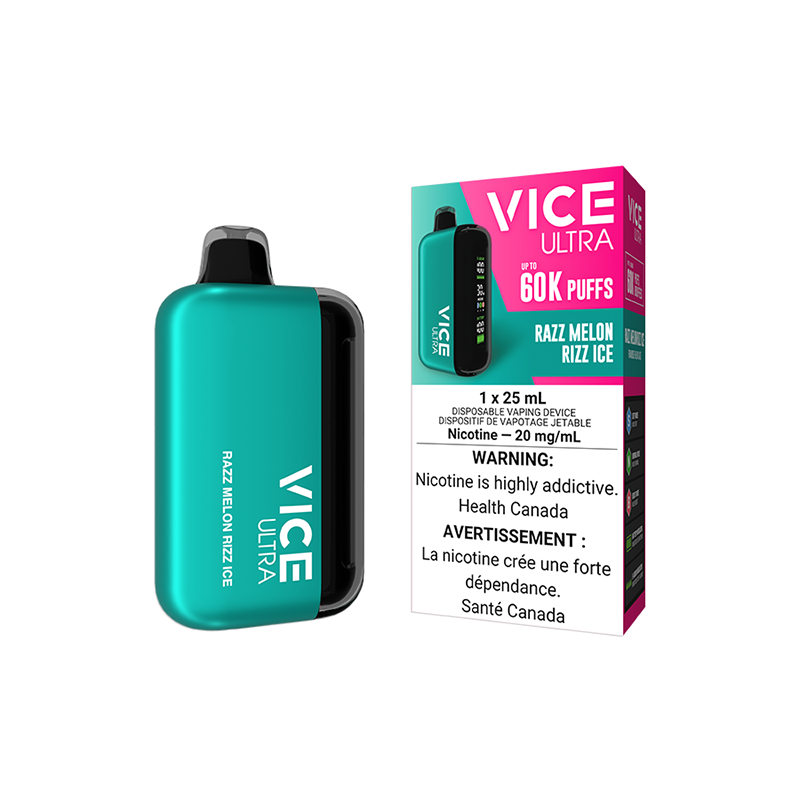 VICE ULTRA 60K DISPOSABLE - RAZZ MELON RIZZ ICE