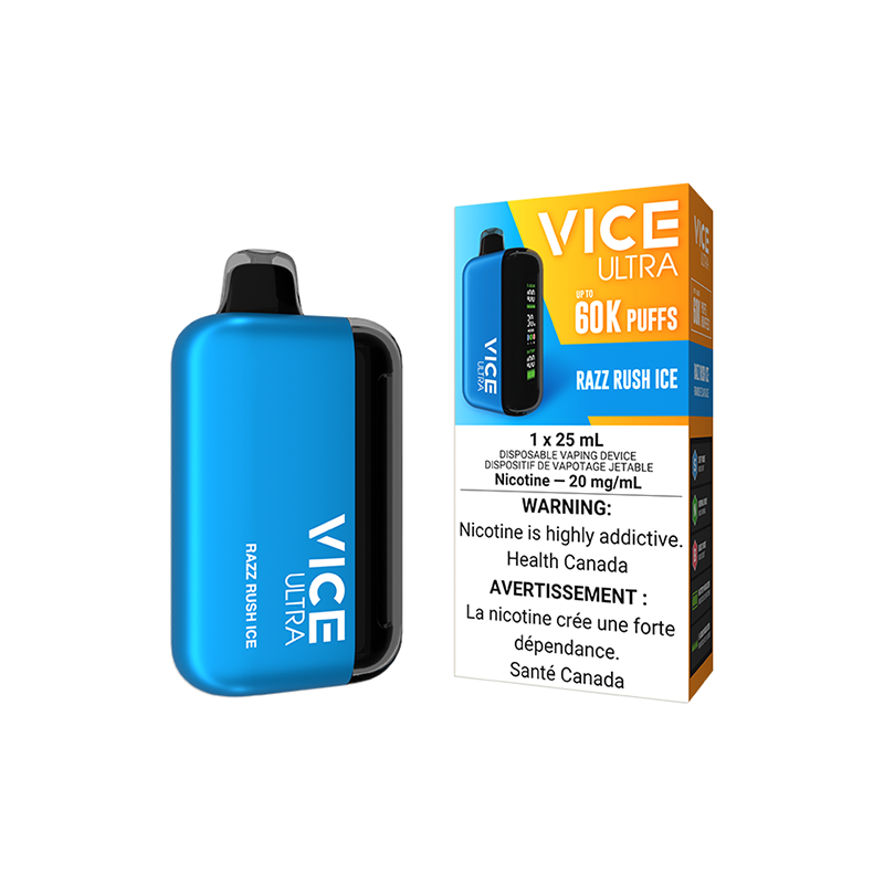 VICE ULTRA 60K DISPOSABLE - RAZZ RUSH ICE