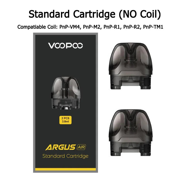 VOOPOO ARGUS AIR REPLACEMENT POD 3.8ML 2PC | Buy Online | Best Vaping Experience | Long-Lasting Flavor & Performance