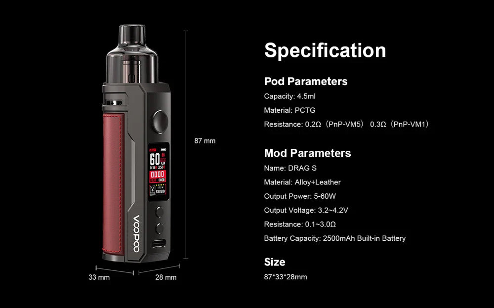 VOOPOO DRAG S 60W KIT