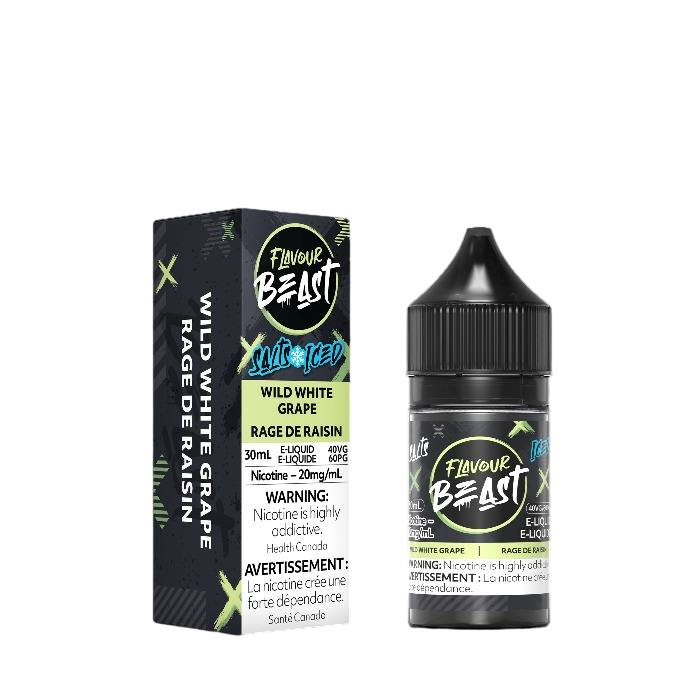 FLAVOUR BEAST WILD WHITE GRAPE SALTS E-LIQUID