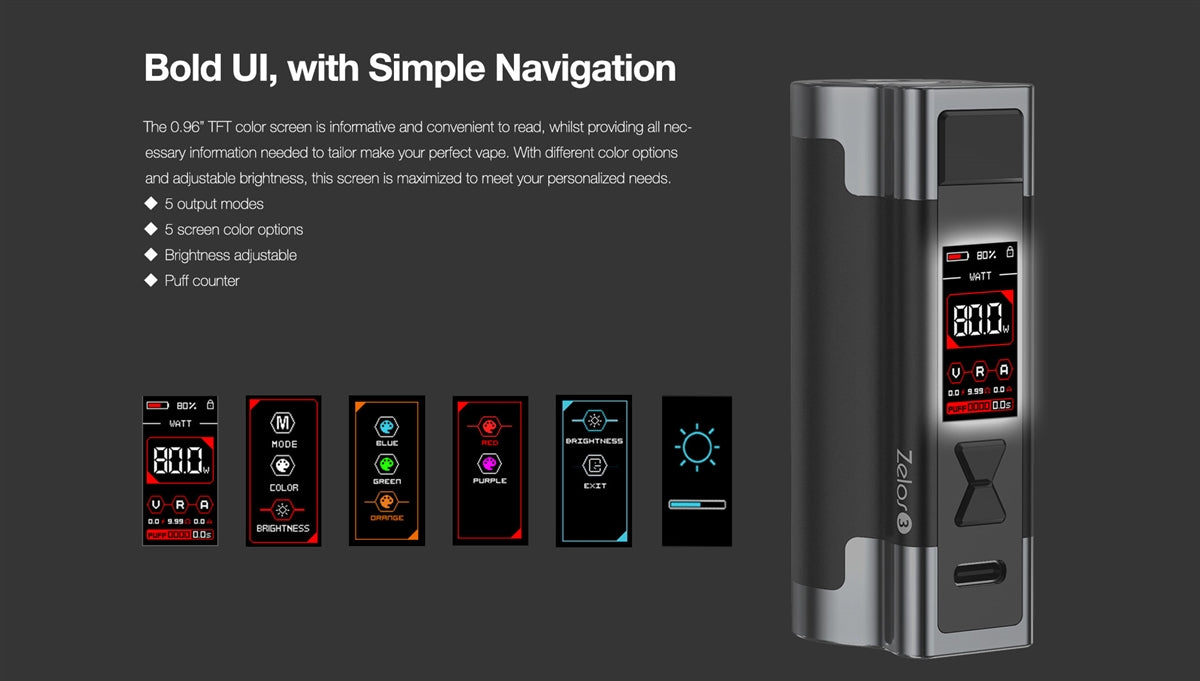 ASPIRE ZELOS 3 MOD