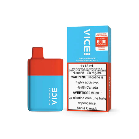 VICE BOX BLUE CHERRY ICE DISPOSABLE VAPE | Buy Online | Best Vaping Experience | Long-Lasting Flavor & Performance