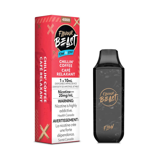 FLAVOUR BEAST FLOW 4000 -CHILLIN' COIFFEE ICED | Buy Online | Best Vaping Experience | Long-Lasting Flavor & Performance