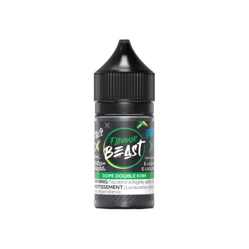 FLAVOUR BEAST DOPE DOUBLE KIWI SALTS E-LIQUID