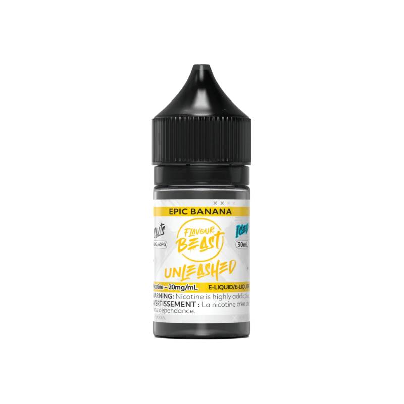 FLAVOUR BEAST UNLEASHED SALTS E-LIQUID - EPIC BANANA, 30ML