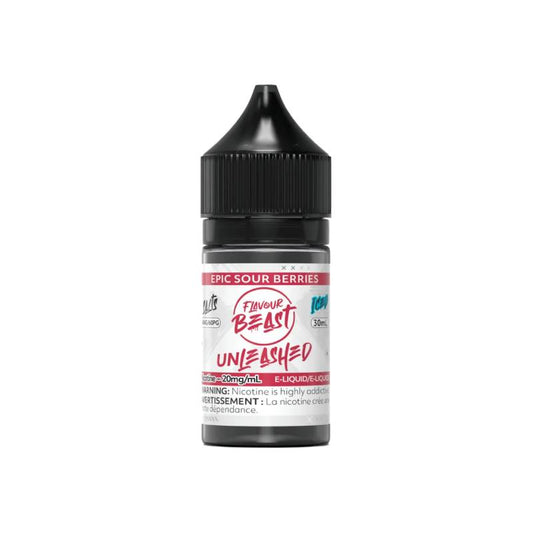 FLAVOUR BEAST UNLEASHED SALTS E-LIQUID - EPIC SOUR BERRIES, 30ML