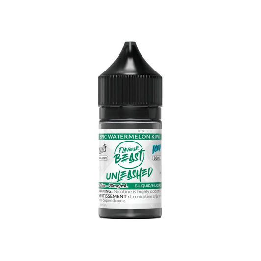 FLAVOUR BEAST UNLEASHED SALTS E-LIQUID - EPIC WATERMELON KIWI, 30ML