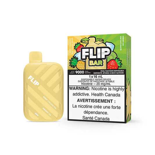 FLIP BAR BERRY COLADA ICE & KIBERRY ICE DISPOSABLE VAPE | Buy Online | Best Vaping Experience | Long-Lasting Flavor & Performance