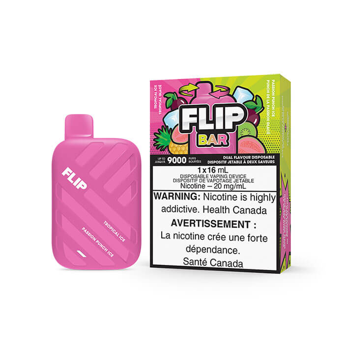 FLIP BAR TROPICAL ICE & PASSION PUNCH ICE DISPOSABLE VAPE