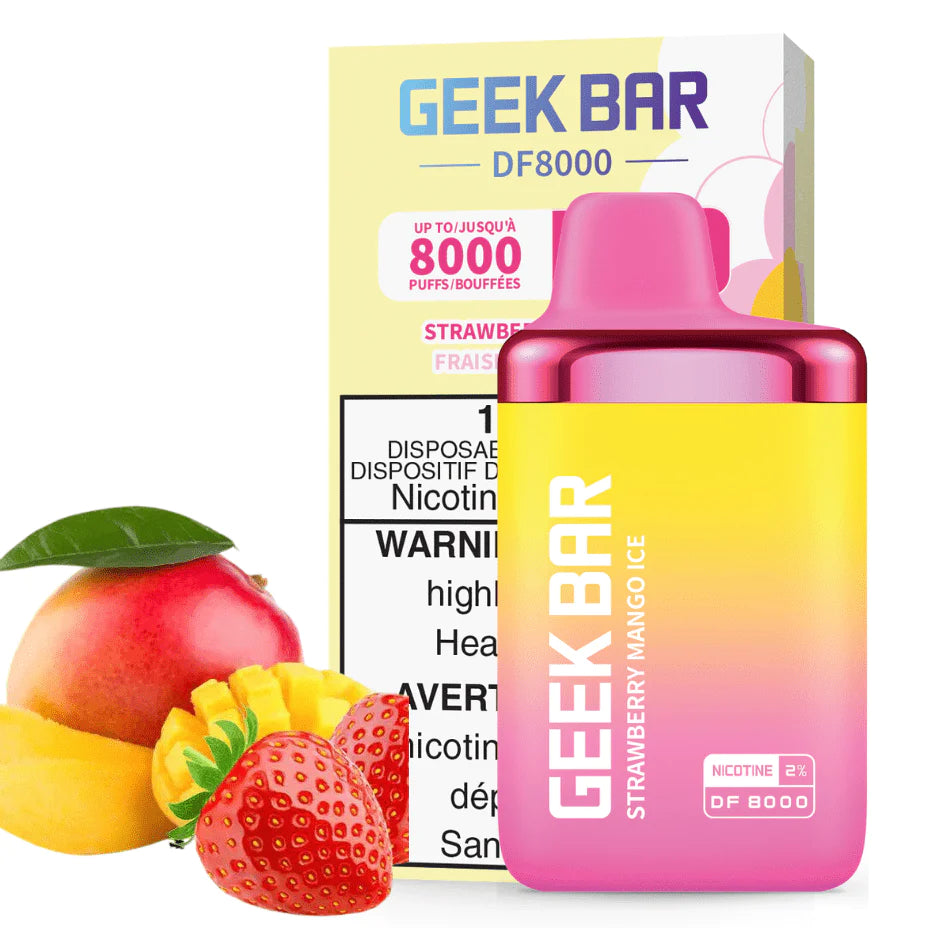 GEEK BAR DF8000 DISPOSABLE - STRAWBERRY MANGO ICE