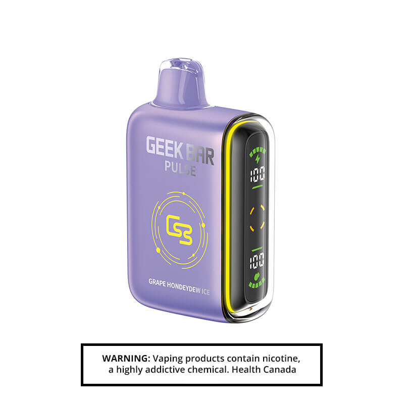 GEEK BAR PULSE 9000 PUFFS GRAPE HONEYDEW ICE DISPOSABLE VAPE