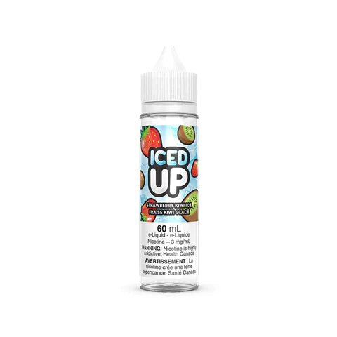 ICED UP E-LIQUID - STRAWBERRY KIWI