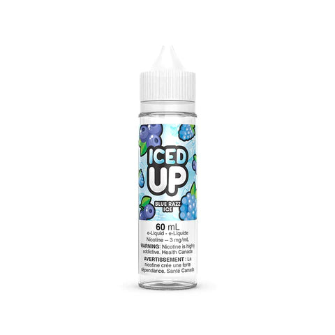 ICED UP E-LIQUID - BLUE RAZZ