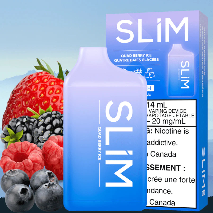 SLIM 7500 DISPOSABLE - QUAD BERRY ICE | Buy Online | Best Vaping Experience | Long-Lasting Flavor & Performance