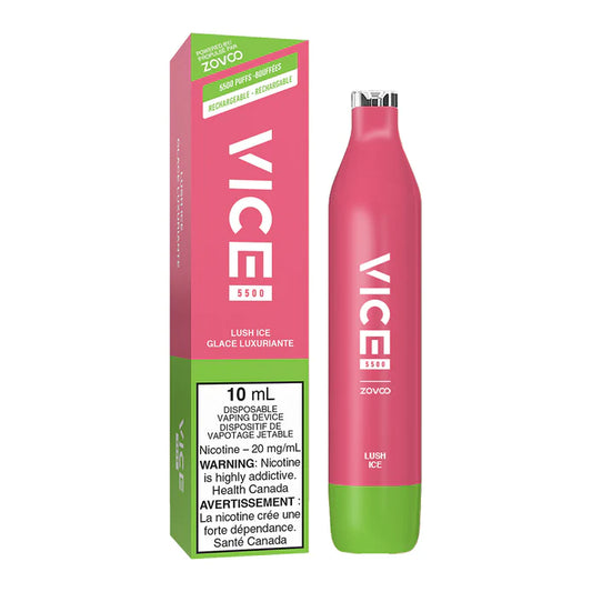 VICE 5500 DISPOSABLE - LUSH ICE | Buy Online | Best Vaping Experience | Long-Lasting Flavor & Performance