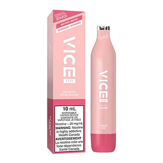 VICE 5500 DISPOSABLE - PEACH ICE | Buy Online | Best Vaping Experience | Long-Lasting Flavor & Performance