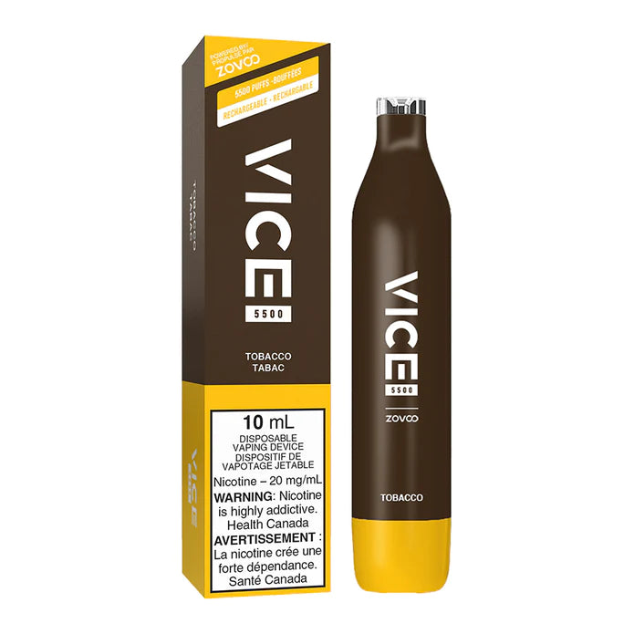 VICE 5500 DISPOSABLE - TOBACCO